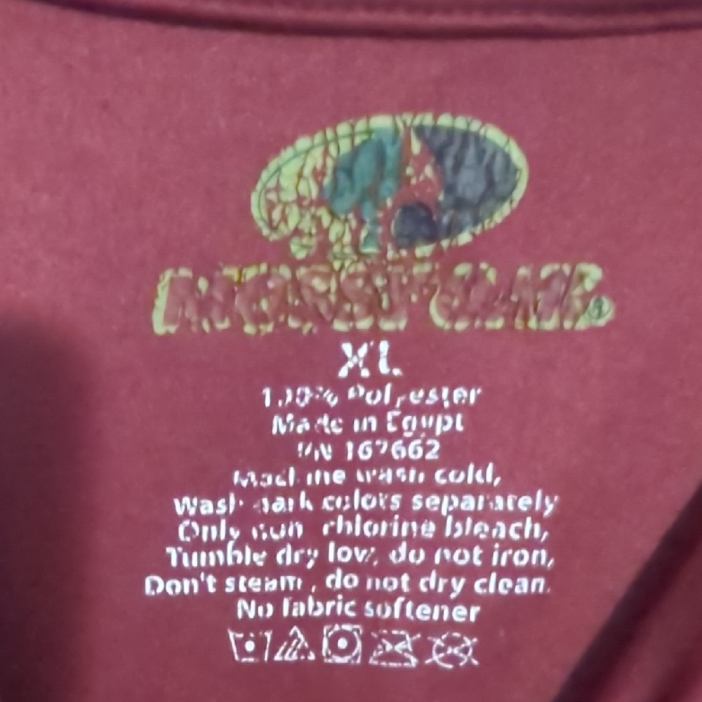 Mossy Oak Red Short Sleeve Tee